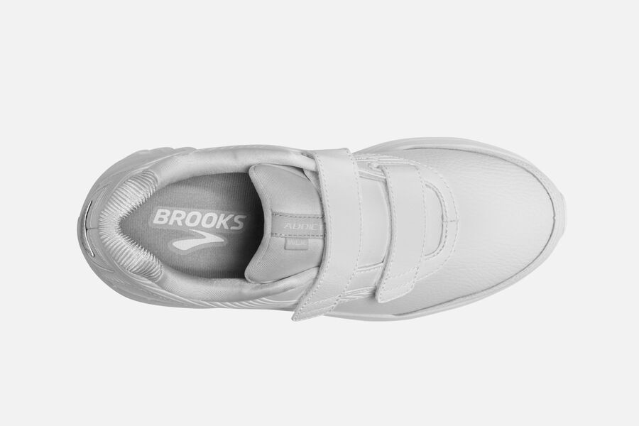 Brooks Running Shoes - Addiction Walker V-Strap 2 Womens - White - TLD-601754